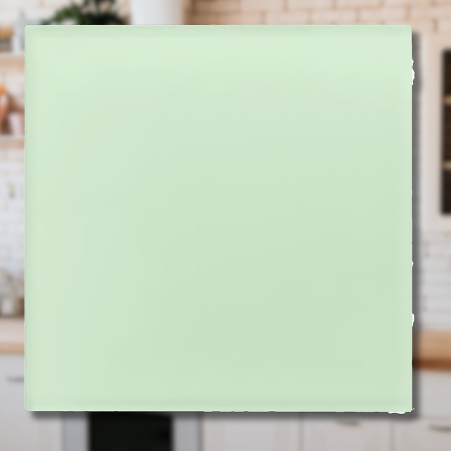 Pastel Pistachio Solid Color | Classic | elegant Glasuntersetzer (Von Creator hochgeladen)