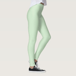 Pastel Pistachio Solid Color | Classic | elegant Leggings