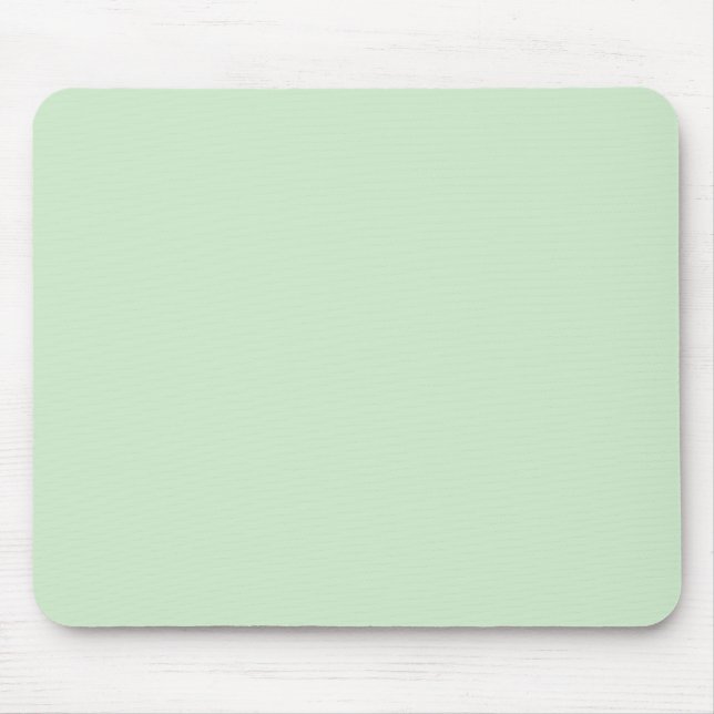 Pastel Pistachio Solid Color | Classic | elegant Mousepad (Vorne)
