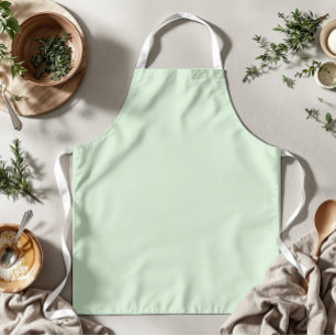 Pastel Pistachio Solid Color Classic elegant Schürze