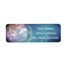 Pastel Planet Personalize-Adresse