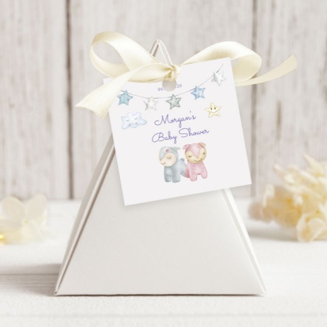 Pastel Plush Toy Personalisiert Monogram Babydusch Geschenkanhänger (Von Creator hochgeladen)