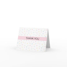 Pastel Polka Dot Danke Karte - Einfach danke
