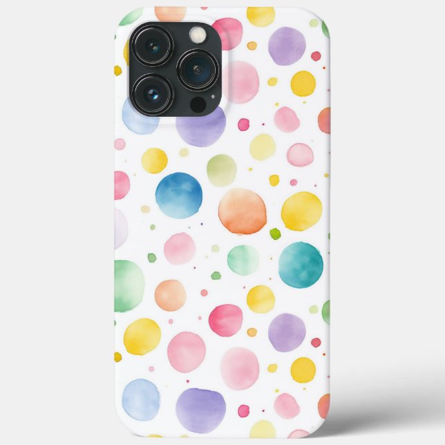 Pastel Polka Dots Case-Mate iPhone Hülle (Rückseite)