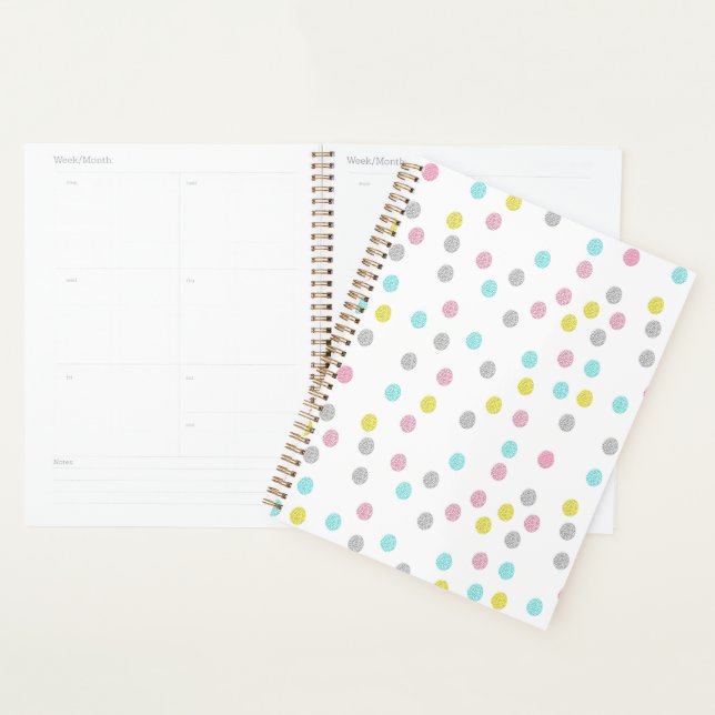 Pastel Polka Dots Planer (Anzeige)