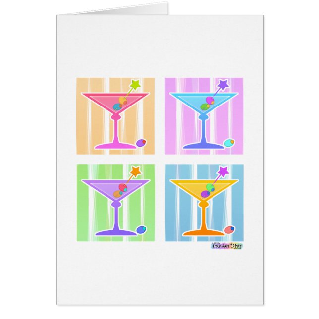 PASTEL POP ART MARTINIS (Vorne)
