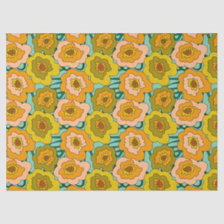 Pastel Poppies Tissue Wrapping Paper Seidenpapier