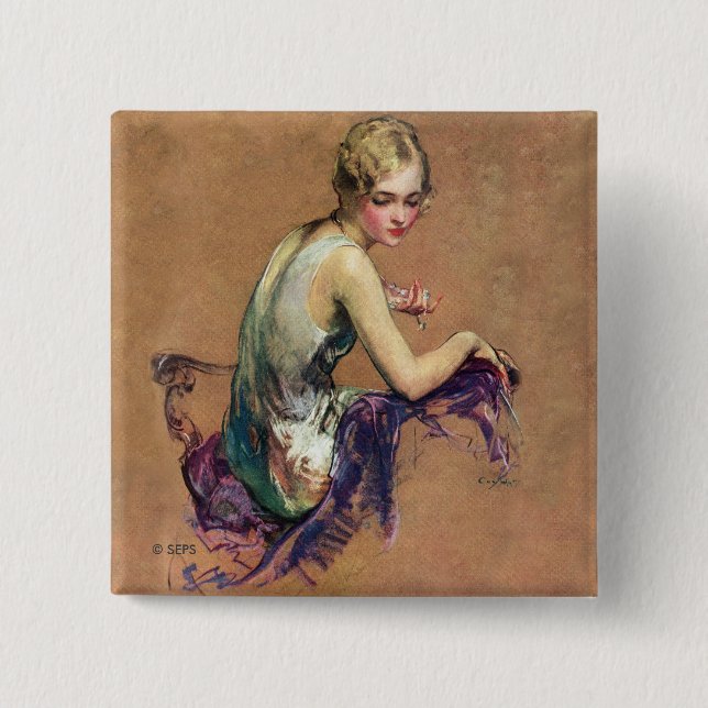 Pastel Portrait Button (Vorderseite)