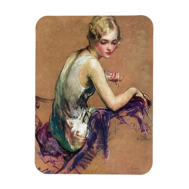 Pastel Portrait Magnet (Vertikal)