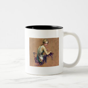 Pastel Portrait Zweifarbige Tasse