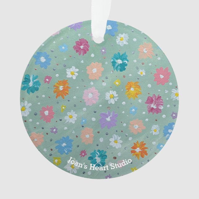 Pastel Posie Ornaments Ornament (Vorderseite)