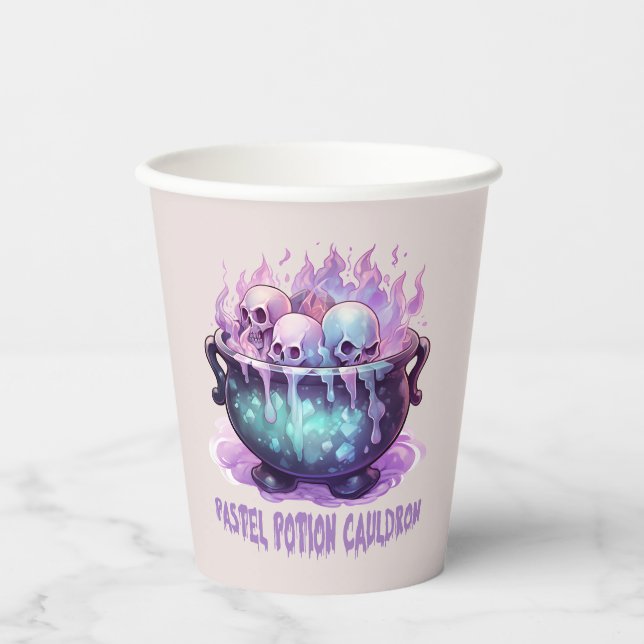 Pastel Potion Cauldron Pappbecher (Vorderseite)