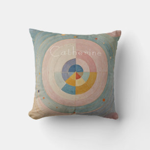Pastel Prism: Rainbow Color Wheels Kissen