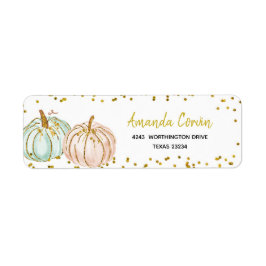 Pastel Pumpkin Gender Reveal