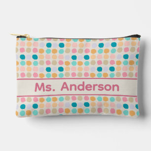 Pastel-Punkte-Schulbedarf-Tasche Zubehörtasche