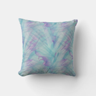 Pastel Purple and Blue Abstract Kissen