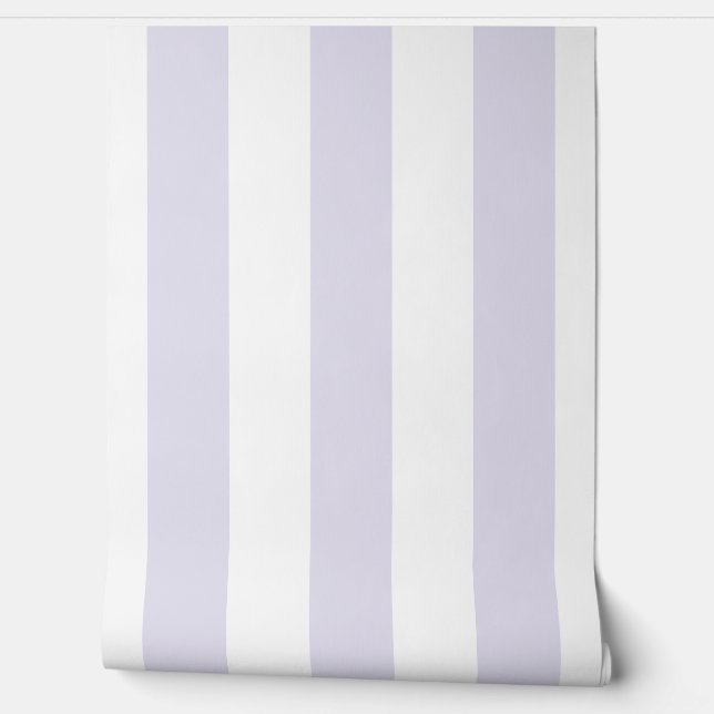 Pastel Purple Stripes Tapete (Abrollen)