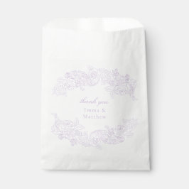 Pastel Purple Victorian Antique Classic Favor Bags Geschenktütchen