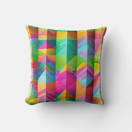 Pastel Pyramids Sacred Geometry Harmony Kissen