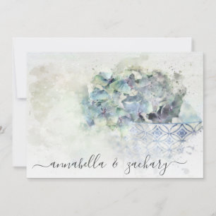 *~* Pastel QR AR26 Blume FOTO UAWG WEDDING  Einladung