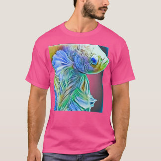 Pastel Rainbow Betta Fisch Aquarium Fantastische T T-Shirt
