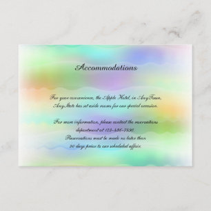 Pastel Rainbow Brides Gay Wedding Begleitkarte