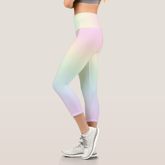 Pastel Rainbow Capri Leggings (Links)