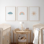 Pastel Rainbow Cloud Sun Girl Kinderzimmer Deco Bilderwand Sets<br><div class="desc">Richten Sie die passenden Wolken-,  Regenbogen- und Sonnendrucke im Raum Ihres kleinen Kinderzimmers aus.</div>