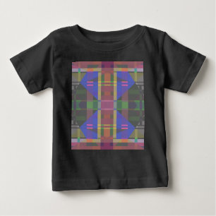 Pastel Rainbow Colorful Geometric Baby T-shirt