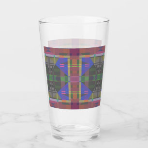 Pastel Rainbow Colorful Geometric Glas