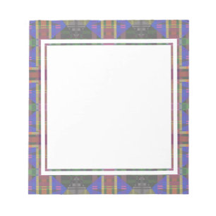 Pastel Rainbow Colorful Geometric Notizblock