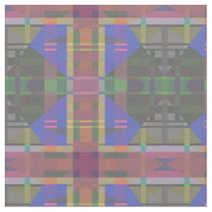 Pastel Rainbow Colorful Geometric Stoff