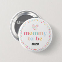 Pastel Rainbow Colors Baby Shower Mommy zu sein