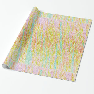 Pastel Rainbow Colors Scribbles Geschenkpapier