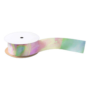 Pastel Rainbow Gefärbte Krawatte Girls Birthday Satinband