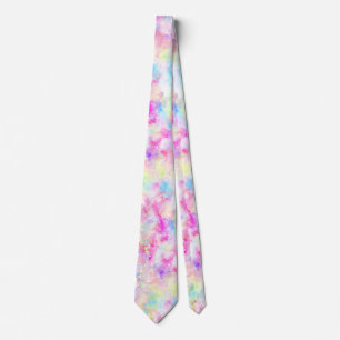 Pastel Rainbow Gefärbte Krawatte Wasserfarbe Anzu