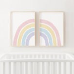 Pastel Rainbow Girl Kinderzimmer Decor Bilderwand Sets<br><div class="desc">Fügen Sie Ihrem kleinen Platz eine Touch mit diesem Set aus zwei pastellfarbenen Regenbogendrucken hinzu,  die sich perfekt für einen Crib oder einen Dressierer eignen.</div>