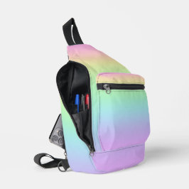 Pastel Rainbow Gradient Crossbody Bag