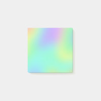 Pastel Rainbow Gradient Postit Notes