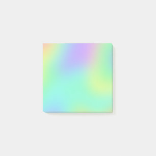 Pastel Rainbow Gradient Postit Notes Post-it Klebezettel
