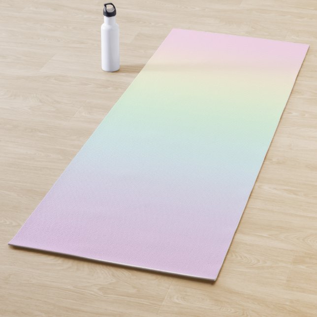 Pastel Rainbow Gradient Yoga Mat Yogamatte (Beispiel)
