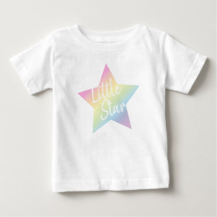 Pastel Rainbow Little Star Baby T-shirt
