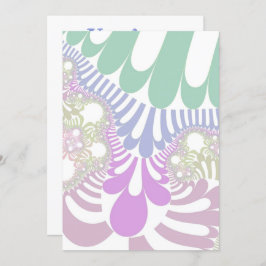 Pastel Rainbow Mod Einladung