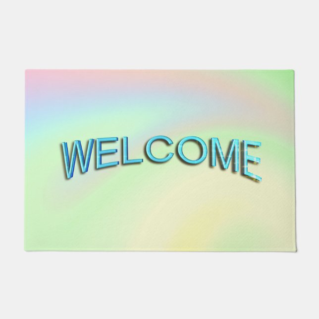 Pastel Rainbow of Color Fußmatte (Vorderseite)