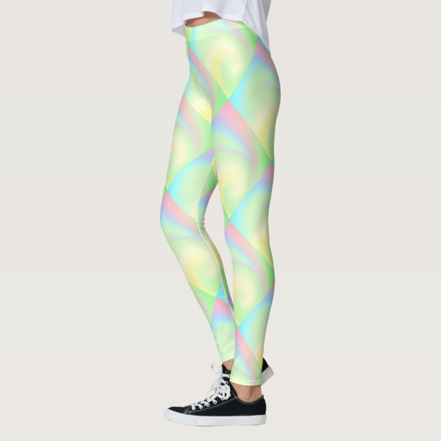 Pastel Rainbow of Color Leggings (Links)