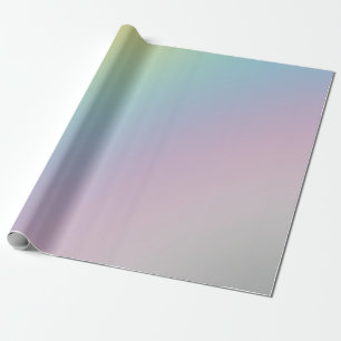 Pastel Rainbow Ombre Gradient Blur Abstract Design Geschenkpapier