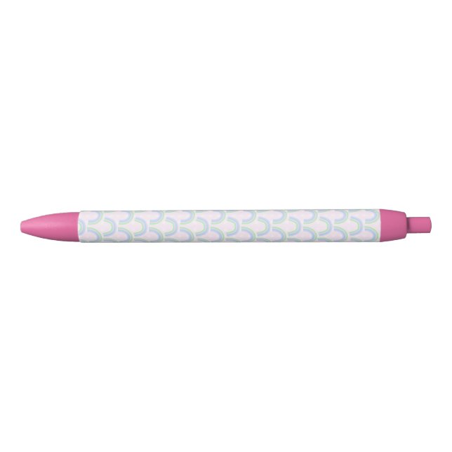 Pastel Rainbow Pink Kugelschreiber (Vorderseite)