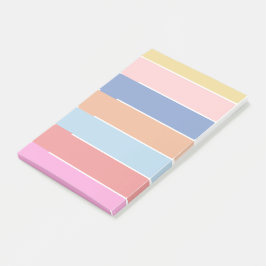 Pastel Rainbow Post es notiert leeres Booklet Post-it Klebezettel