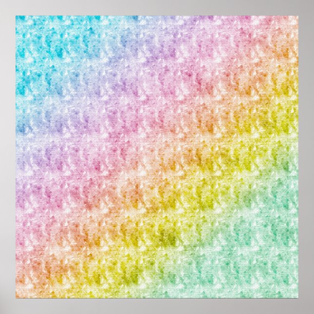 Pastel Rainbow Poster (Vorne)