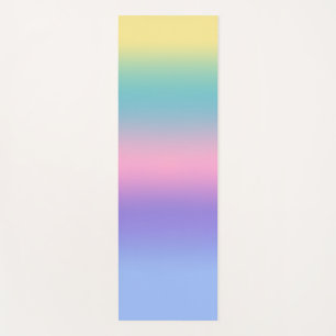 Pastel Rainbow Sky Ästhetische Ombre Gradient Yogamatte